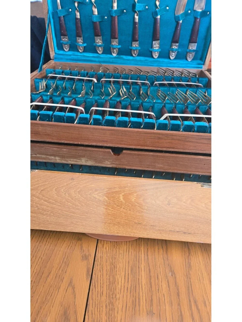 Vintage 144pcs SIAM  Bronze Flatware Set Complete Service